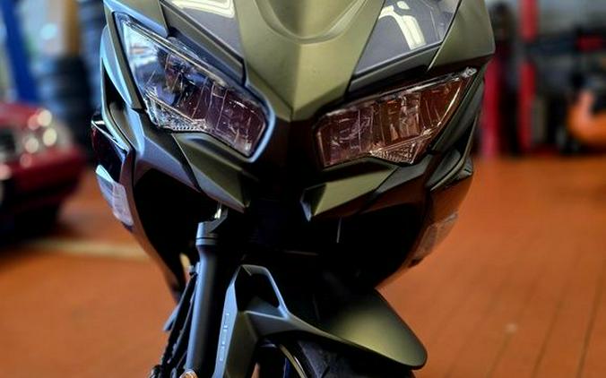2024 Kawasaki Ninja® 650 ABS Metallic Covert Green/Metallic Spark Black