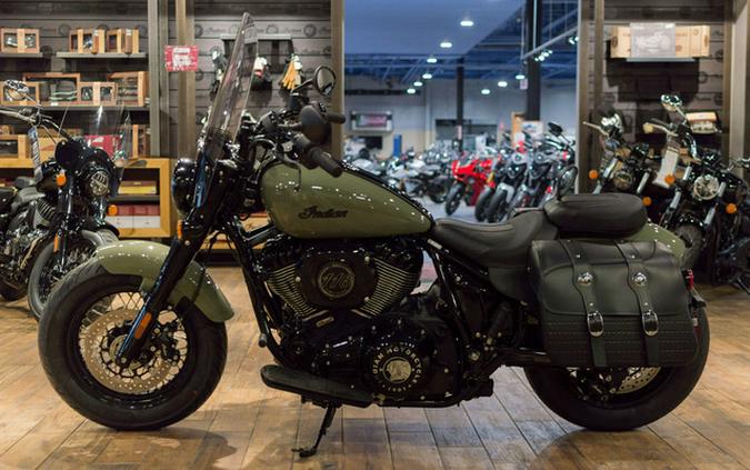 2025 Indian Super Chief Dark Horse Moss Green