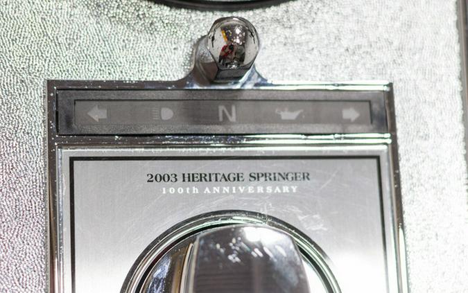 2003 Harley-Davidson 2003 Harley-Davidson Heritage Springer 100th Anniversary Edition