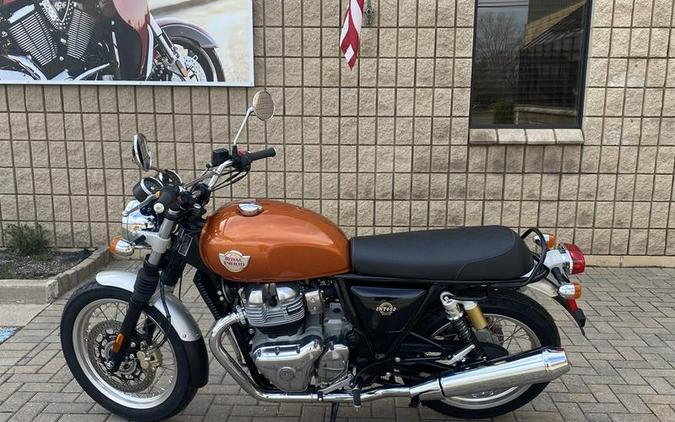 2023 Royal Enfield INT650 Orange Crush