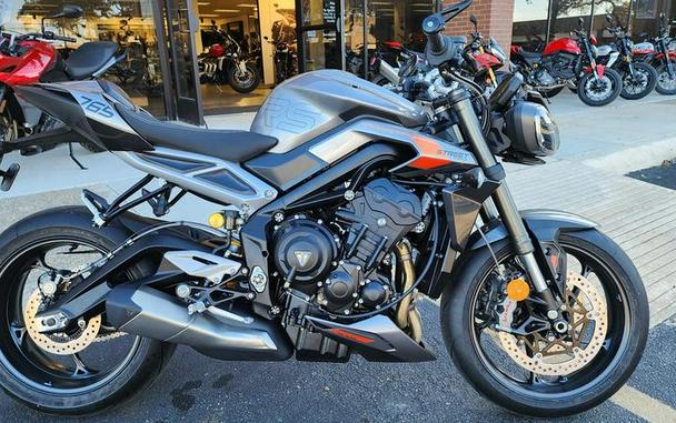 2024 Triumph Street Triple 765 RS Silver Ice