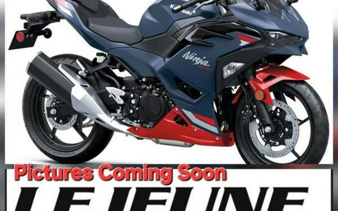 2026 Kawasaki Ninja® 500 ABS Metallic Matte Twilight Blue