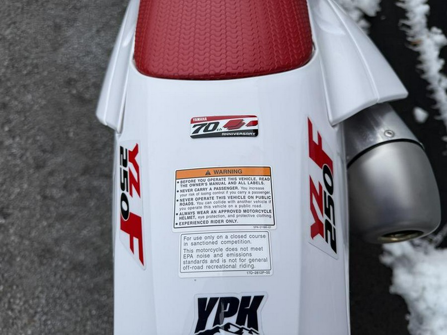 2026 Yamaha YZ250F 70th Anniversary Edition