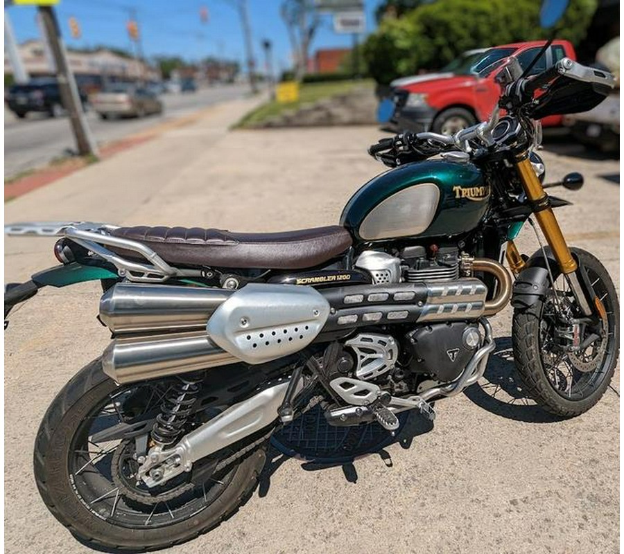 2022 Triumph Scrambler 1200 Steve McQueen Edition Competition Green