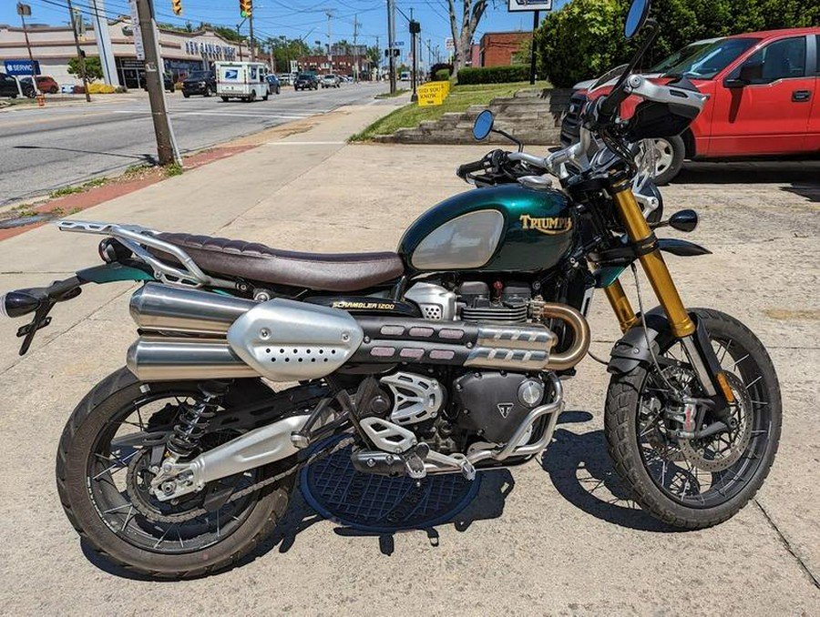 2022 Triumph Scrambler 1200 Steve McQueen Edition Competition Green