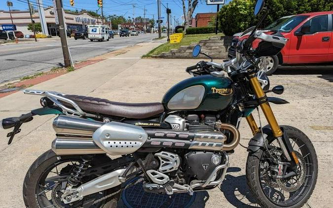 2022 Triumph Scrambler 1200 Steve McQueen Edition Competition Green