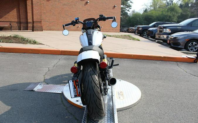 2025 Indian 101 Scout Ghost White Metallic With Graphics