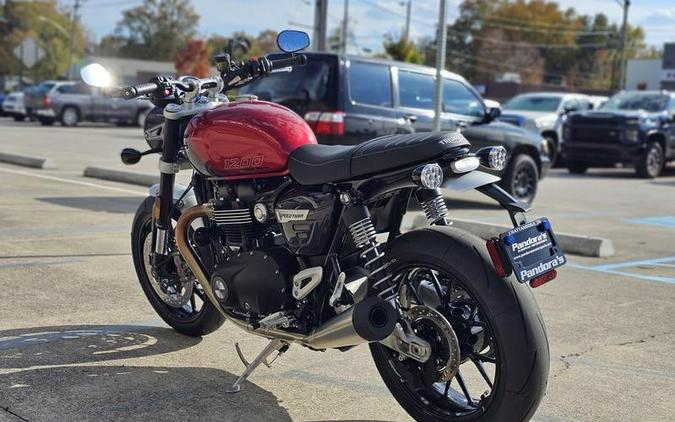 2024 Triumph Speed Twin 1200 Carnival Red/Storm Grey