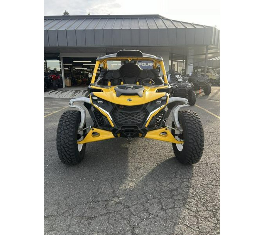 2024 Can-Am® Maverick R X RS with Smart-Shox Carbon Black & Neo Yellow