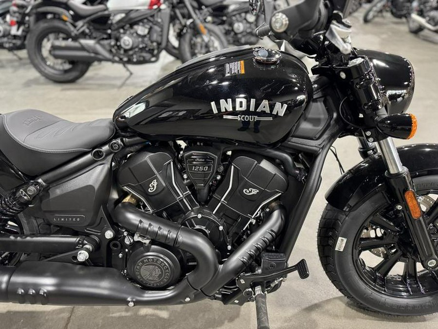 2025 Indian Motorcycle® Scout® Bobber Limited +Tech Black Metallic