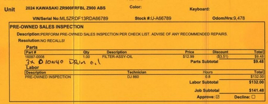 2024 Kawasaki Z900 ABS Candy Persimmon Red/Ebony