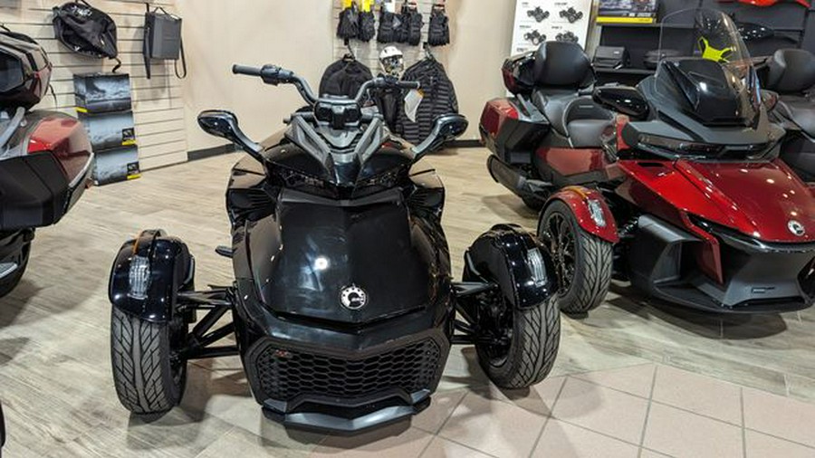 New 2023 CAN-AM SPYDER F3 STEEL BLACK METALLIC