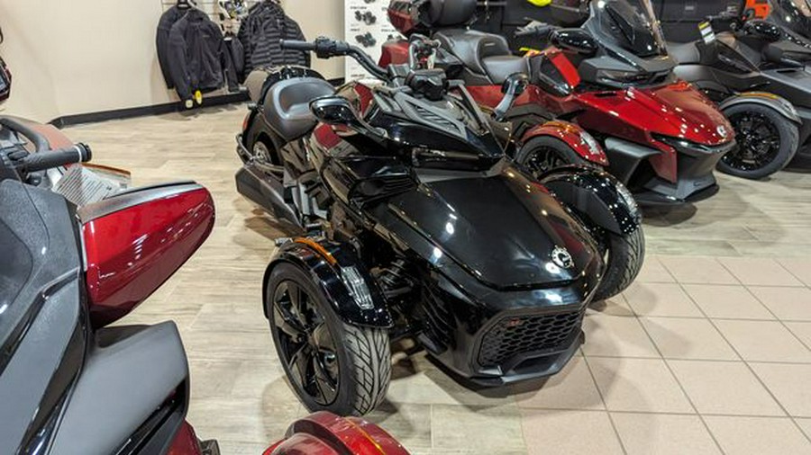 New 2023 CAN-AM SPYDER F3 STEEL BLACK METALLIC