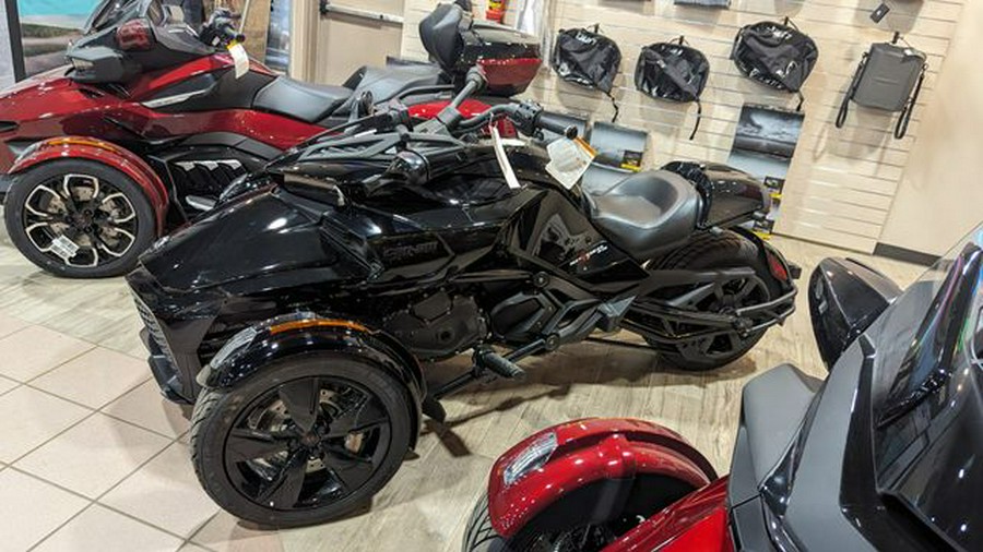 New 2023 CAN-AM SPYDER F3 STEEL BLACK METALLIC