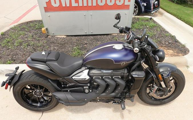 2025 Triumph Rocket 3 Storm R Satin Pacific Blue and Matte Sapphire Black