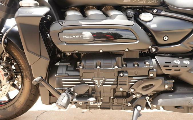 2025 Triumph Rocket 3 Storm R Satin Pacific Blue and Matte Sapphire Black
