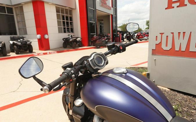 2025 Triumph Rocket 3 Storm R Satin Pacific Blue and Matte Sapphire Black