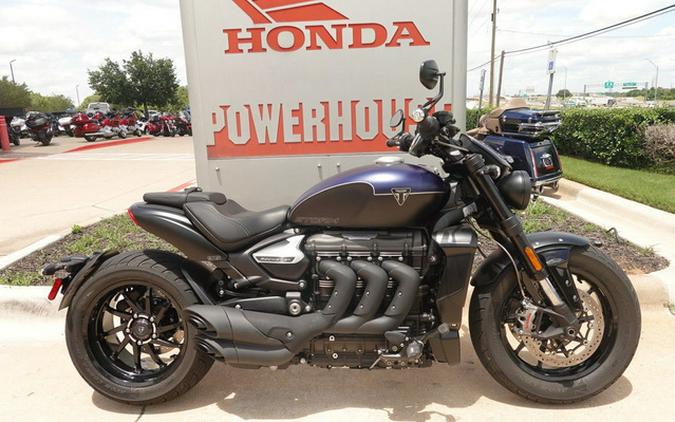 2025 Triumph Rocket 3 Storm R Satin Pacific Blue and Matte Sapphire Black