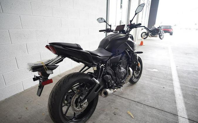 2024 Yamaha MT-07 - MATTE RAVEN BLACK