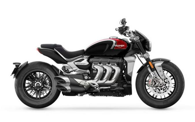2024 Triumph Rocket 3 R Sapphire Black/Carnival Red/Silver Ice Storm R Carnival RedSapphire Black