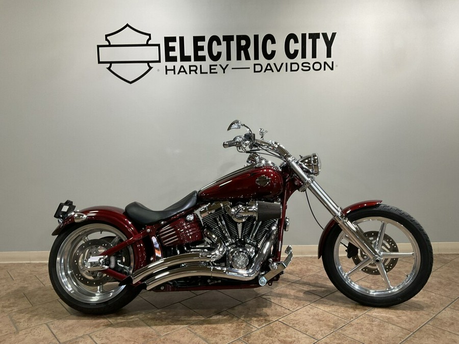 2008 Harley-Davidson® Softail® Rocker™ C Crimson Red Sunglo & Candy Red Sunglo FXCWC