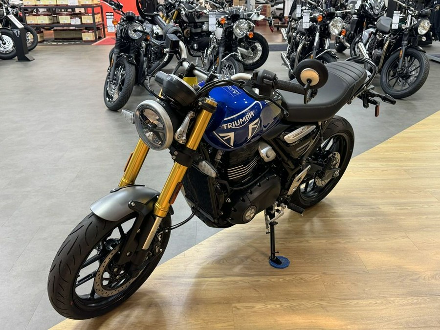 2024 Triumph Speed 400 Caspian Blue / Storm Grey