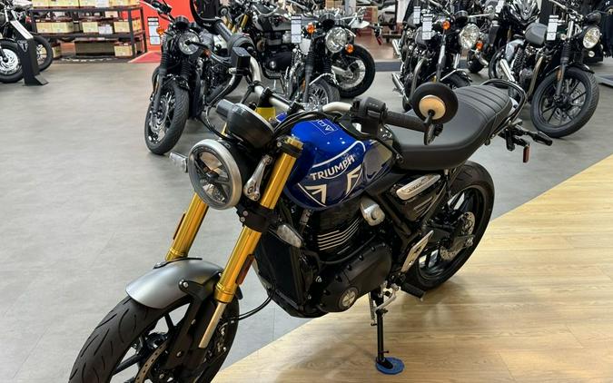 2024 Triumph Speed 400 Caspian Blue / Storm Grey