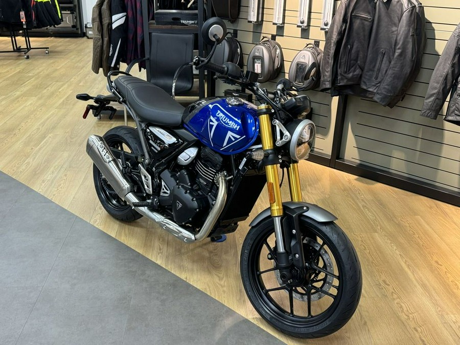 2024 Triumph Speed 400 Caspian Blue / Storm Grey