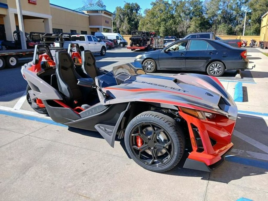 2026 Polaris Slingshot R AutoDrive Radiant Gray with Indy Red Pearl