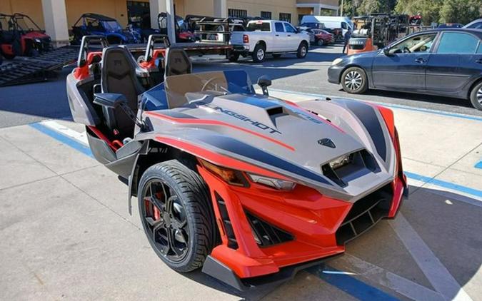 2026 Polaris Slingshot R AutoDrive Radiant Gray with Indy Red Pearl