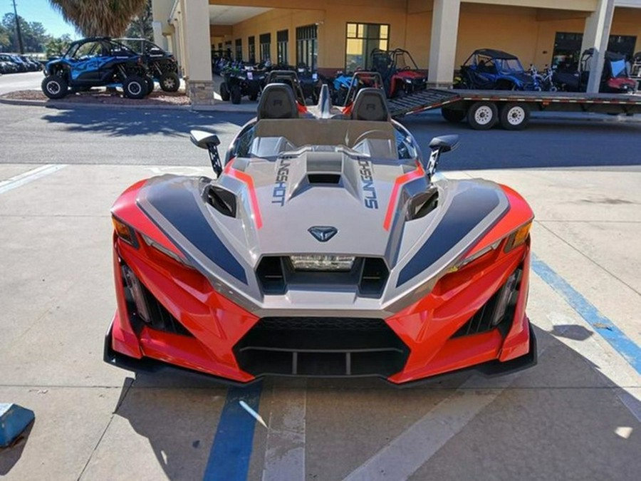 2026 Polaris Slingshot R AutoDrive Radiant Gray with Indy Red Pearl