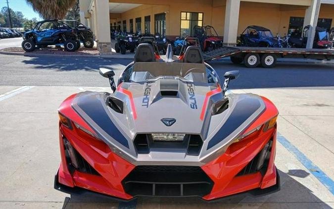 2026 Polaris Slingshot R AutoDrive Radiant Gray with Indy Red Pearl