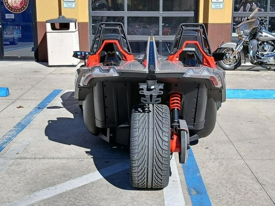 2026 Polaris Slingshot R AutoDrive Radiant Gray with Indy Red Pearl