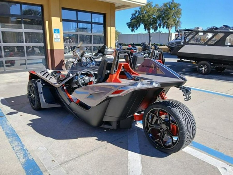 2026 Polaris Slingshot R AutoDrive Radiant Gray with Indy Red Pearl