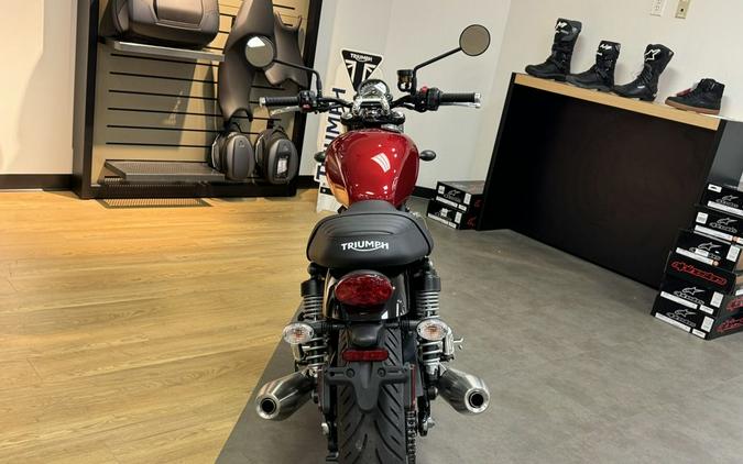 2024 Triumph Speed Twin 900 Carnival Red/Phantom Black