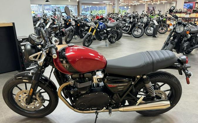 2024 Triumph Speed Twin 900 Carnival Red/Phantom Black