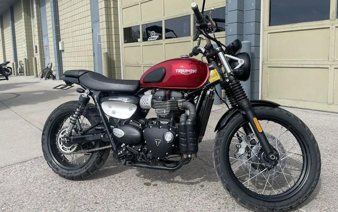 2020 Triumph Street Scrambler 900 Cranberry Red