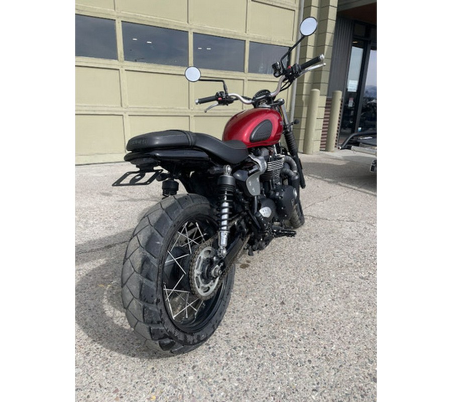 2020 Triumph Street Scrambler 900 Cranberry Red