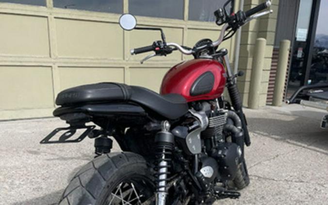 2020 Triumph Street Scrambler 900 Cranberry Red