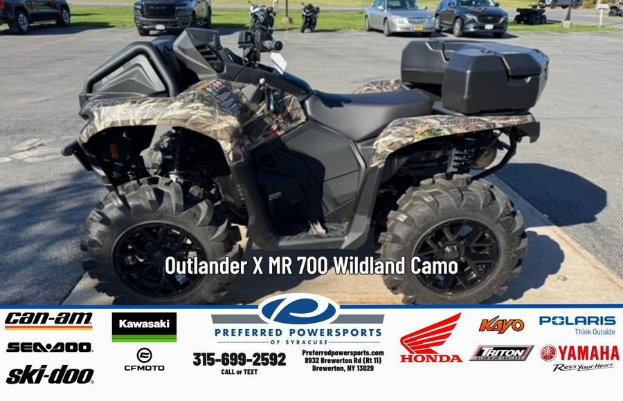 2025 Can-Am Outlander X MR 700 Wildland Camo