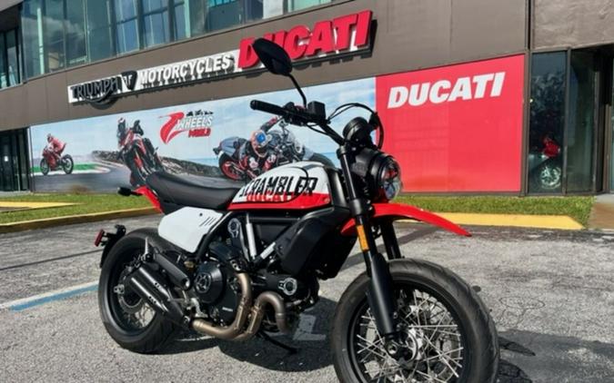 2022 Ducati Scrambler Urban Motard Star White Silk and Ducati GP ’19 Red