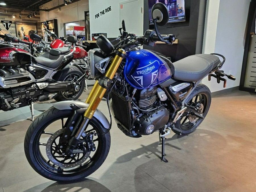 2024 Triumph Speed 400 Caspian Blue / Storm Grey