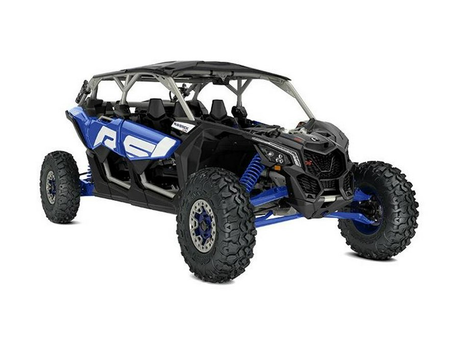 2022 Can-Am® Maverick X3 MAX X rs Turbo RR Intense Blue / Carbon Black / Chalk Grey