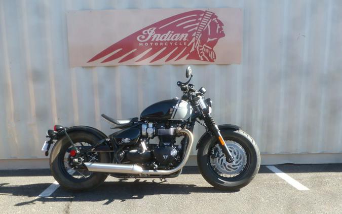 2024 Triumph Bonneville Bobber Jet Black/Ash Gray
