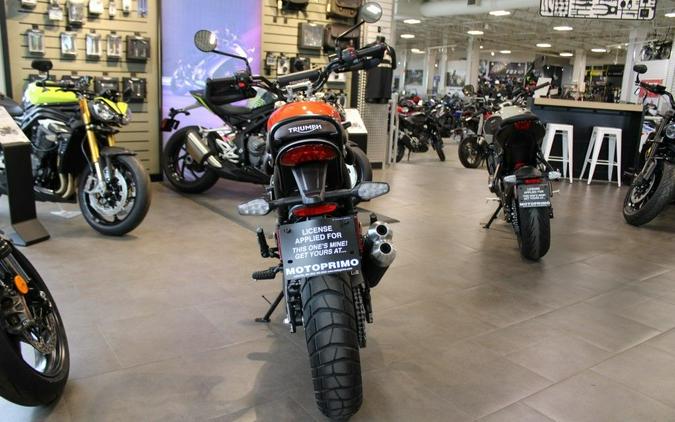 2026 Triumph Scrambler 400 X Baja Orange/Aluminium