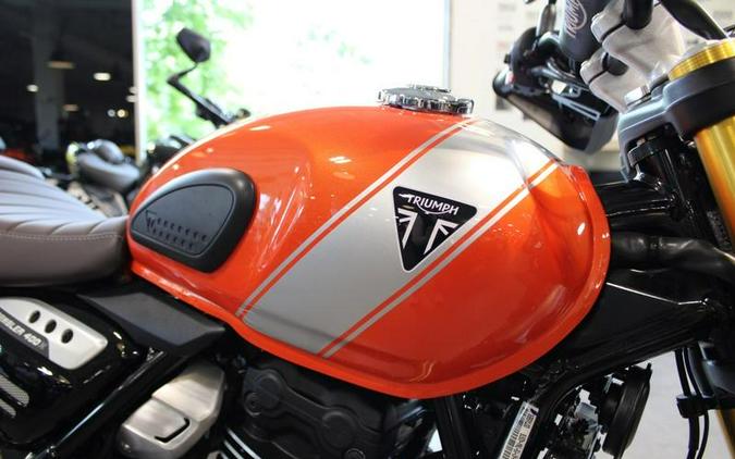 2026 Triumph Scrambler 400 X Baja Orange/Aluminium