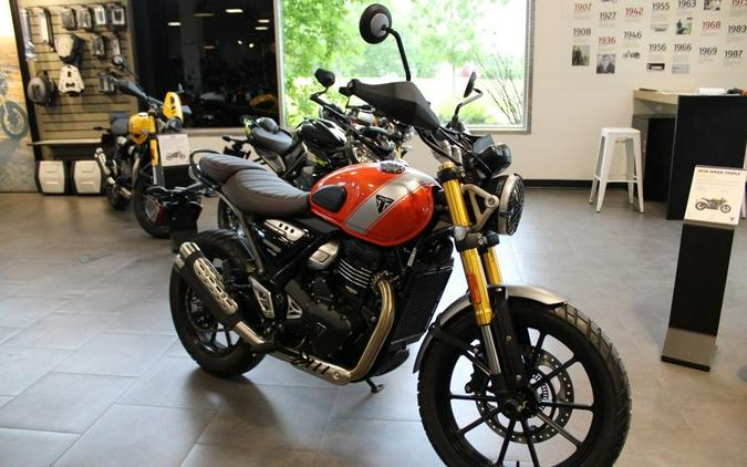 2026 Triumph Scrambler 400 X Baja Orange/Aluminium