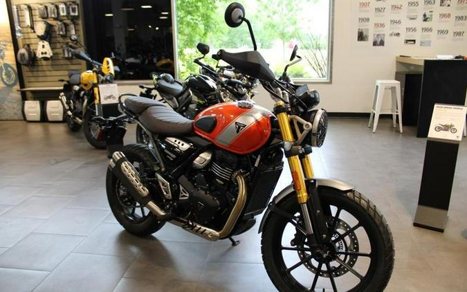 2026 Triumph Scrambler 400 X Baja Orange/Aluminium