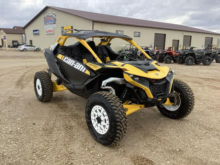 2024 Can-Am® Maverick R X RS with Smart-Shox Carbon Black & Neo Yellow