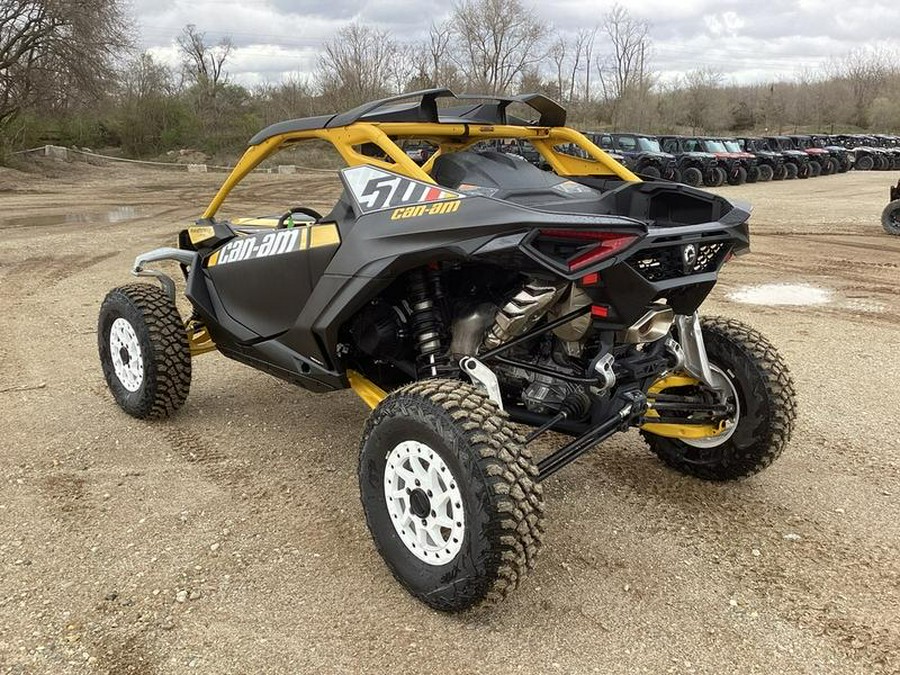 2024 Can-Am® Maverick R X RS with Smart-Shox Carbon Black & Neo Yellow